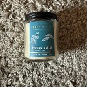 Bath & body works Stress Relief single wick candle